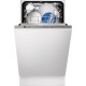 Masina de spalat vase incorporabila Electrolux ESL4201LO, 9 Seturi, 5 Programe, Clasa A, 45 cm, Inox